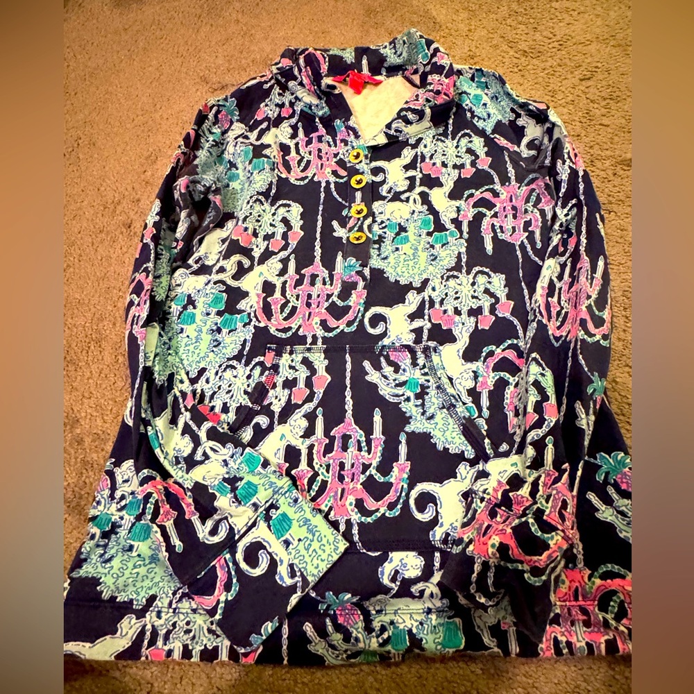 Lilly Pulitzer Monkeys on Chandeliers popover